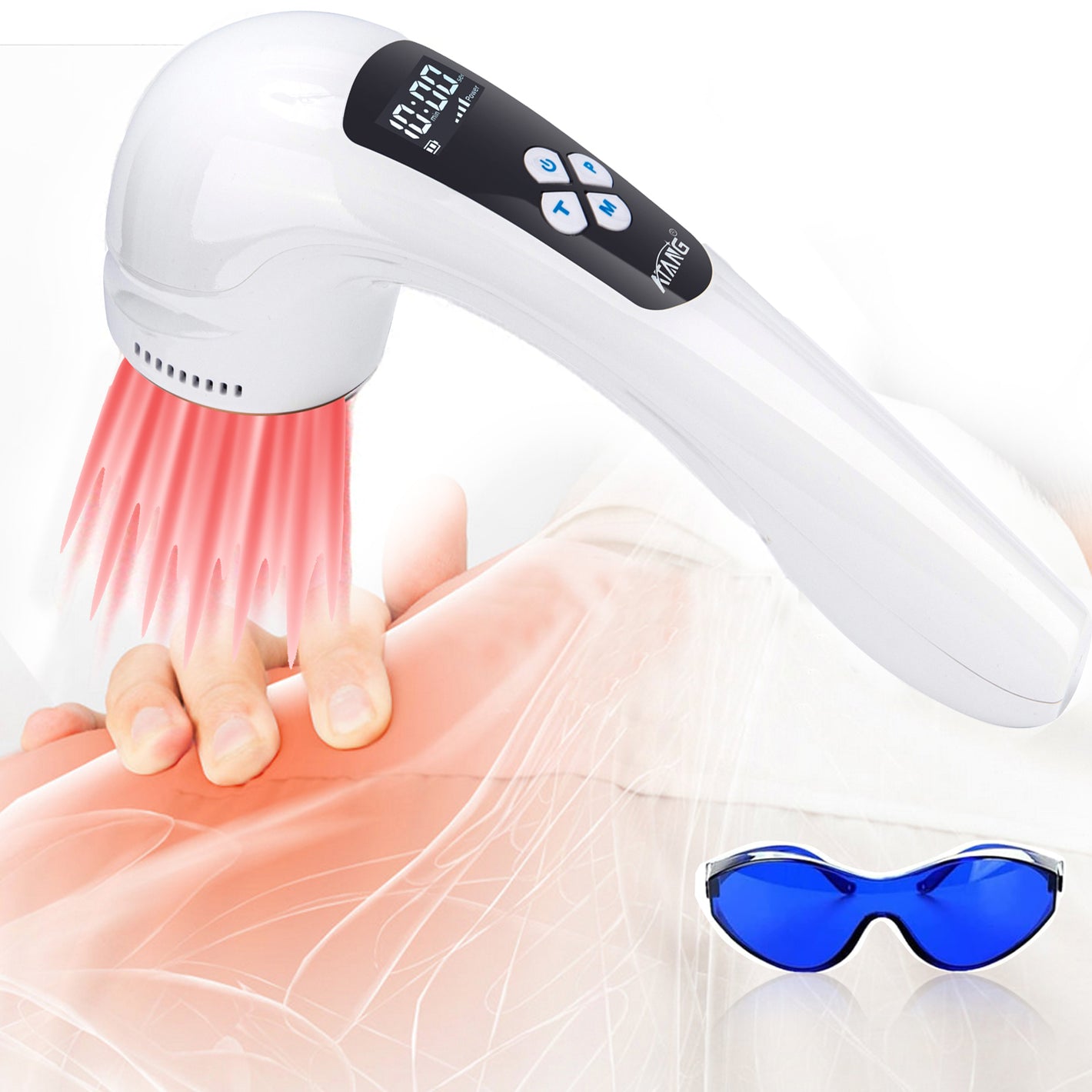 Cold laser treatment for pain handheld unit